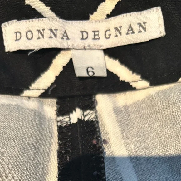 Donna Degnan Checkered Cropped Pants size 6 - Picture 9 of 10